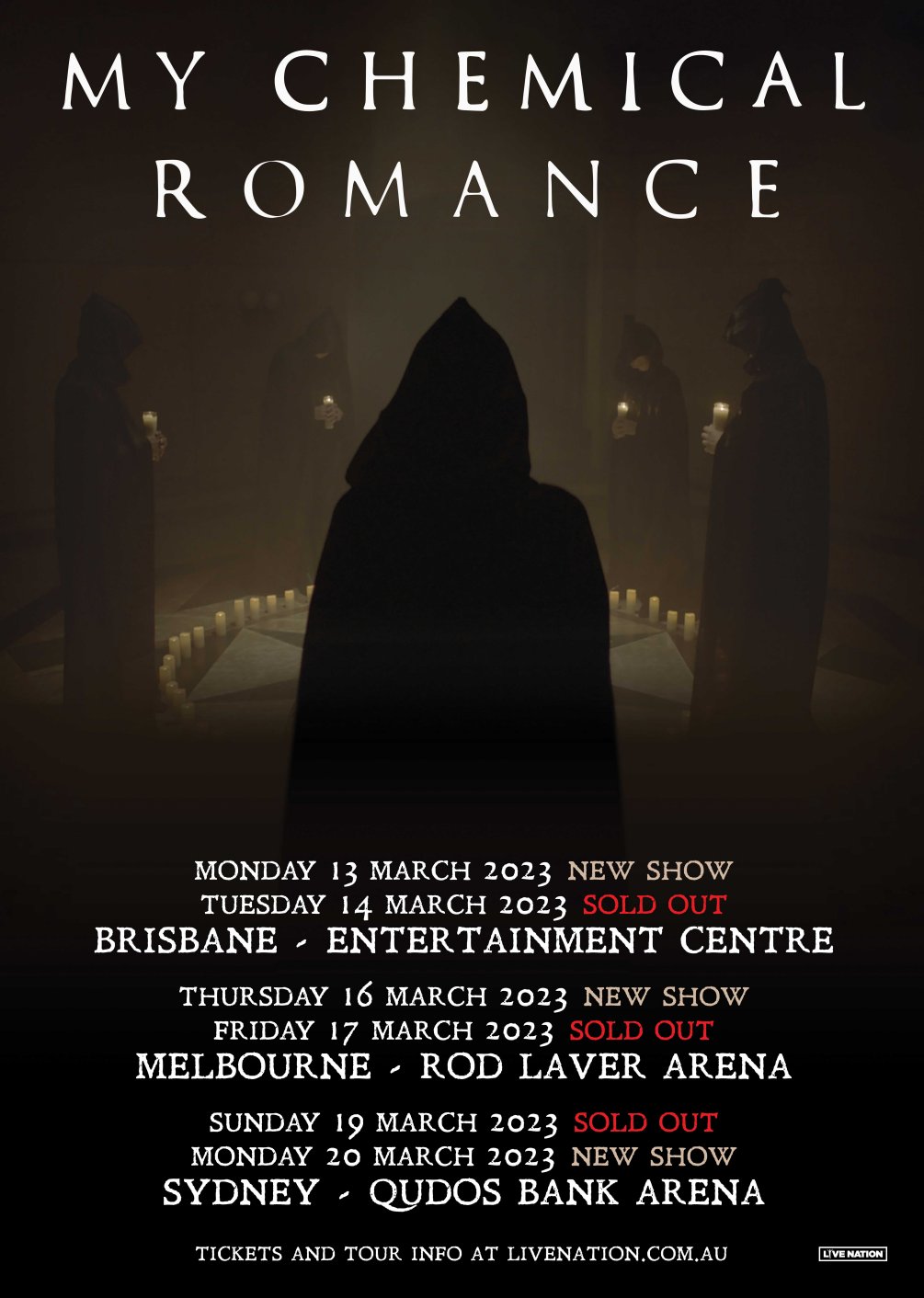 My Chemical Romance - Australia Tour 2022