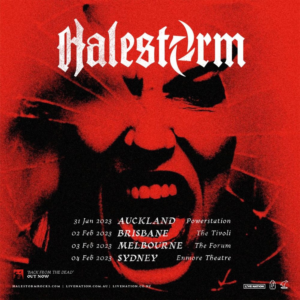 Halestorm Australia & New Zealand Tour 2023
